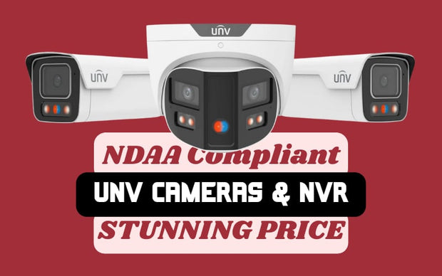 NDAA Compliant UNV Cameras and NVRs