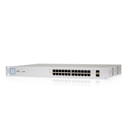 Ubiquiti UniFi Switch 24-port Managed PoE+ Gigabit Switch with SFP, 250W PoE Budget, GEN1