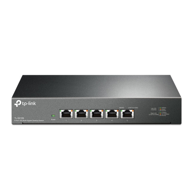 TP-Link TL-SX105 5-Port 10G Multi-Gigabit Unmanaged Desktop Switch