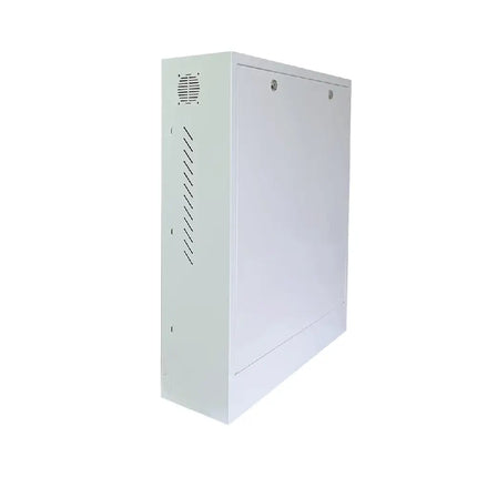 Power Automatix PA-WMCAB slimline vertical wall-mount security cabinet for CCTV systems and alarms.