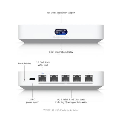 Ubiquiti UCG-Max 2.5G Multi-WAN Cloud Gateway