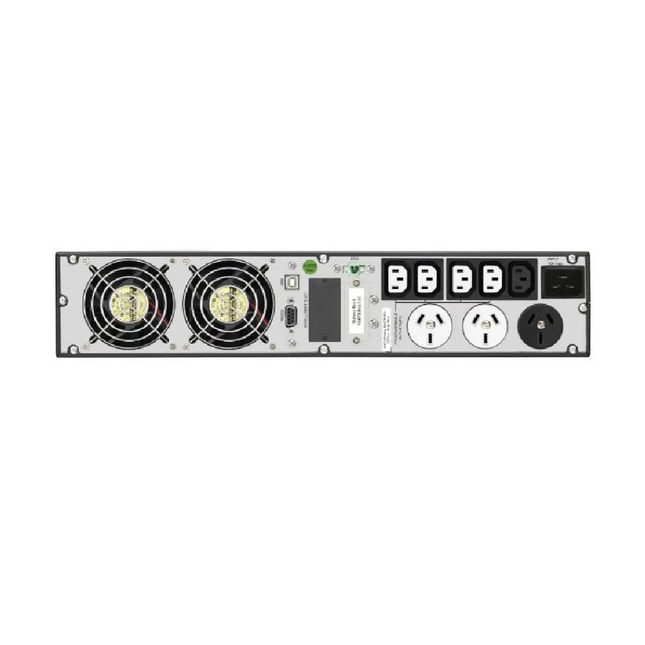 PowerShield Centurion RT 2000VA space-saving short-base rackmount UPS system engineered for shallow telecommunication and server cabinets.