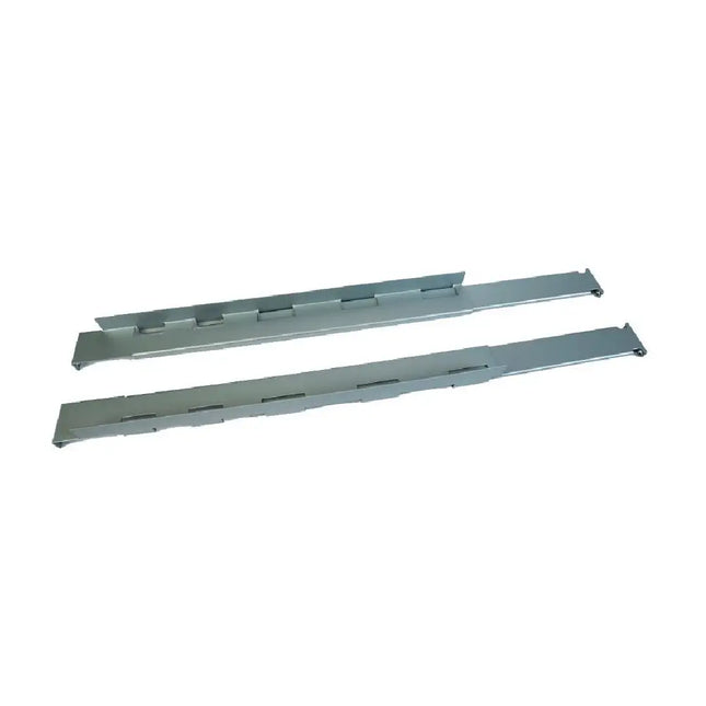 PowerShield Telescopic Rail Mounting Kit (PSRK) showing the adjustable left and right heavy-duty steel rack rails laid out horizontally.