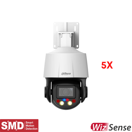 Dahua 4MP 5x TiOC WizSense Network PTZ Camera, DH-SD3E405DB-GNY-A-PV1 - CCTV Guru