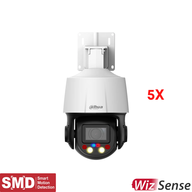 Dahua 4MP 5x TiOC WizSense Network PTZ Camera, DH-SD3E405DB-GNY-A-PV1 - CCTV Guru