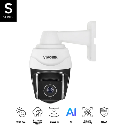 VIVOTEK SD9368-EHL 2MP 60fps, H.265, 40x Optical Zoom, 250M Smart IR, -40°C ~ 60°C