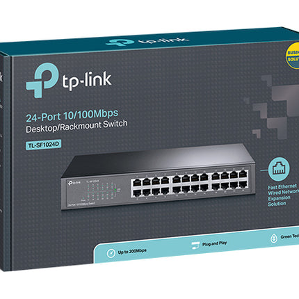 TP-Link TL-SF1024D 24-Port 10/100Mbps Unmanaged Switch