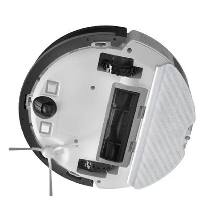 TP-Link Tapo RV10 Plus smart robot vacuum charging in its sleek auto-empty dock, highlighting hands-free home cleaning.