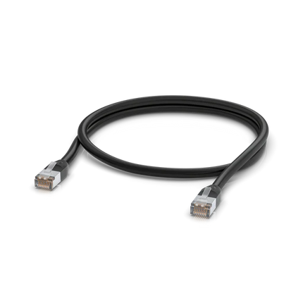 Ubiquiti UniFi outdoor weatherproof Cat5e patch cable black