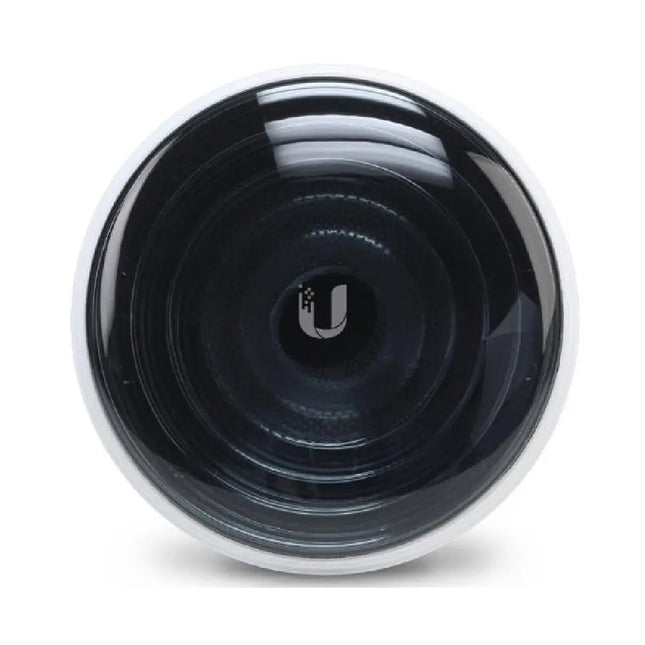 Front view of the Ubiquiti IsoStation 5AC high-performance outdoor wireless bridge designed for noise-crowded environments.