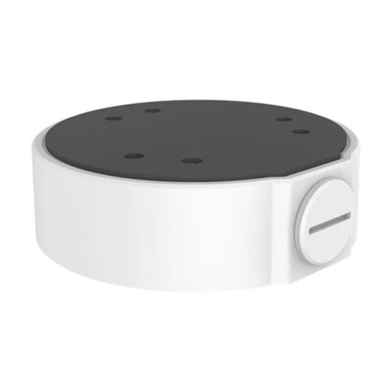 Uniarch junction box for CCTV cameras with concealed cable management, aluminum housing Side View