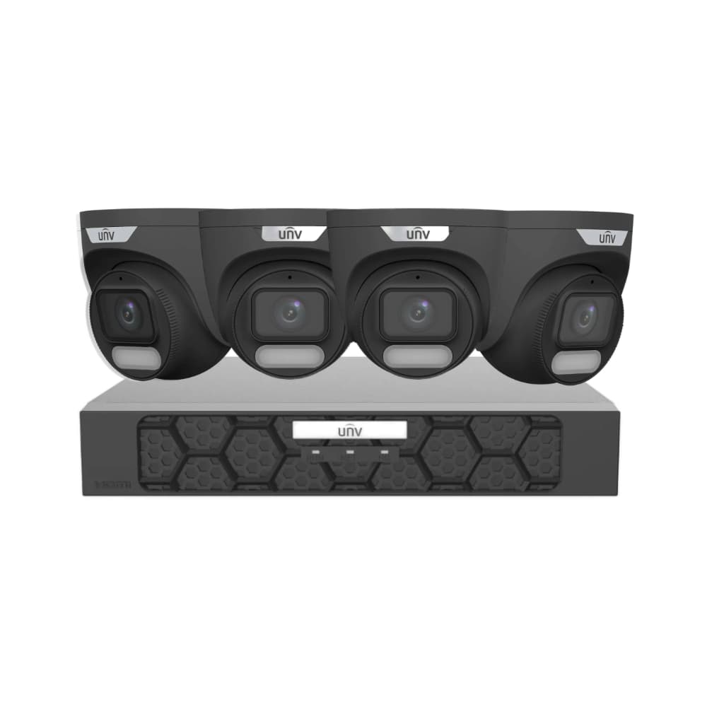 Uniview UNV 8MP OwlView CCTV Kit | 4 x Full 24/7 Colour with NVR – CCTV ...