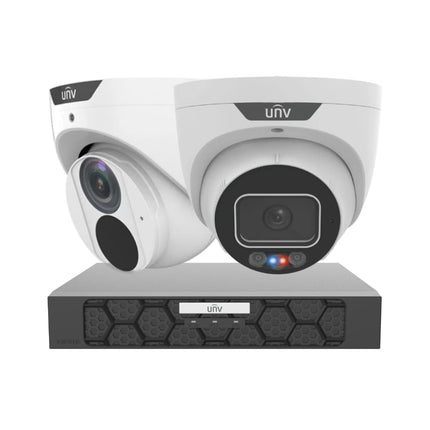 Uniview UNV CCTV Kit – 6MP ColorHunter & IR Camera with 4-Channel AI NVR