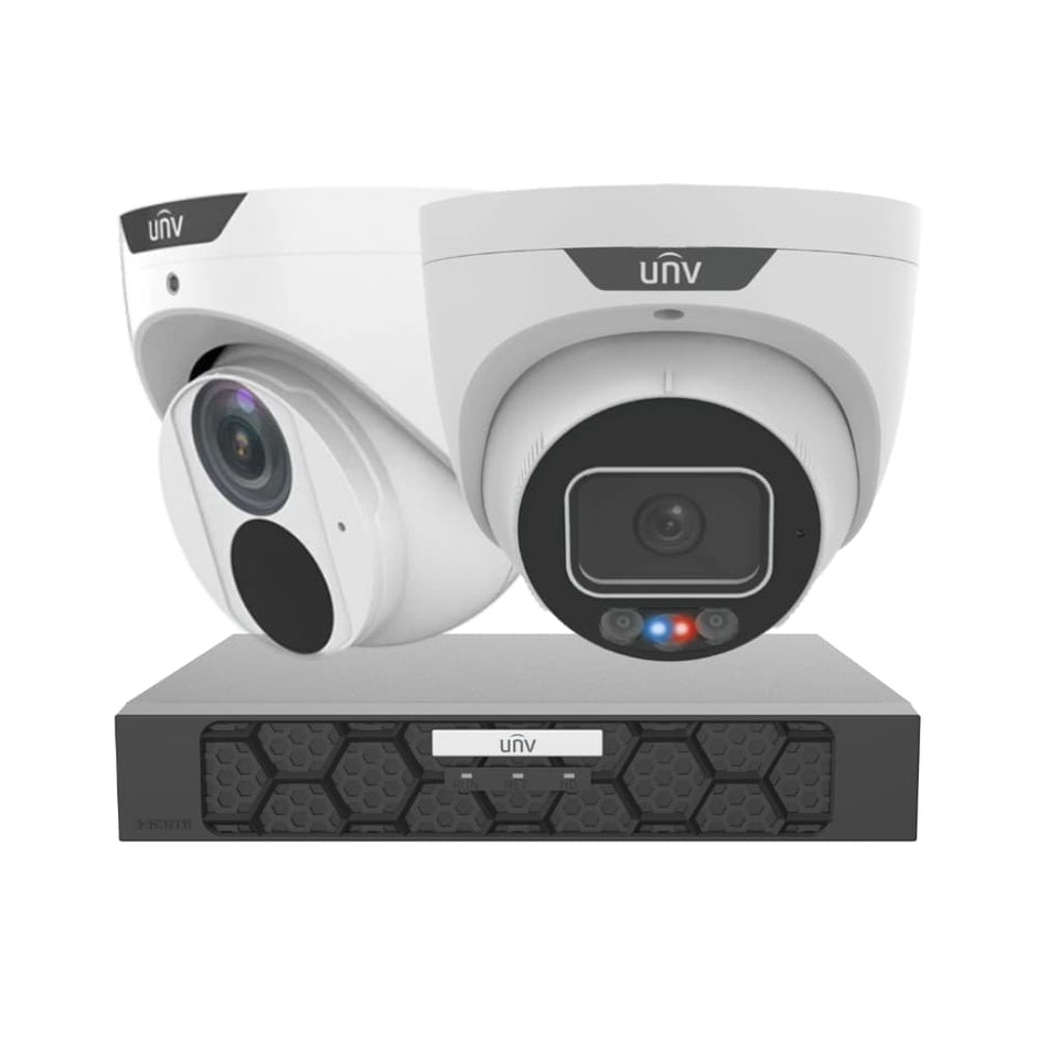 Uniview UNV CCTV Kit – 6MP ColorHunter & IR Camera with 4-Channel AI N ...