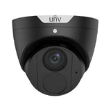 Uniview UNV IPC3616LE-ADF28KM-BK 6MP Black Turret PoE IP Camera with Microphone & ONVIF