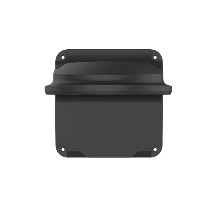 Side angle view of TR-WM03-D-IN Black showing compact design and camera fit.