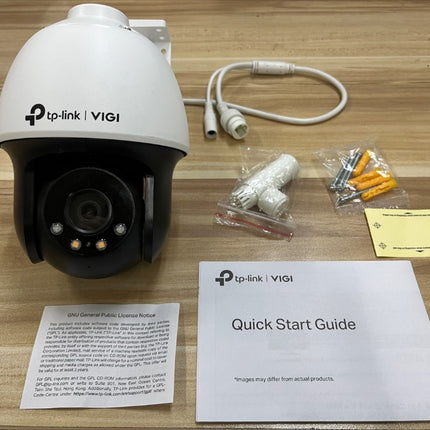 TP-Link VIGI 4MP C540(4mm) Outdoor Full-Colour Pan Tilt Network Camera, 4mm Lens, Smart Detection, 2YW (LD)