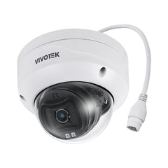 VIVOTEK 5MP Fixed Dome Camera FD9383-HV 2.8MM, 5MP@30 fps, Trend Micro IoT Security, Smart VCA, Vision Object Analytics, WDR Pro, IP66/IK10, 30M IR