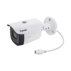 Vivotek IB9388-HT 5MP outdoor bullet security camera with motorised varifocal lens and sunshield.