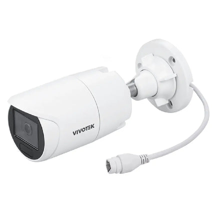Vivotek IB9383-HV 5MP outdoor AI bullet camera featuring Sony STARVIS 2 sensor and IP66/IK10 housing.