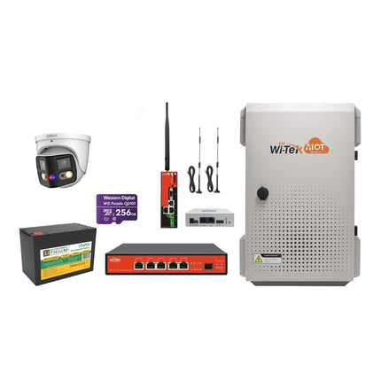 Dahua & Wi-Tek Wi-Solar IoT-Kit With Dahua Duo Camera