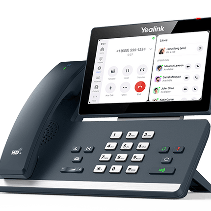 Yealink MP58 Zoom Android 9.0 Phone, 7' Colour Touch Screen, HD Audio, Dual Gig Ports, Built in Bluetooth and WiFi, Magnet Handset