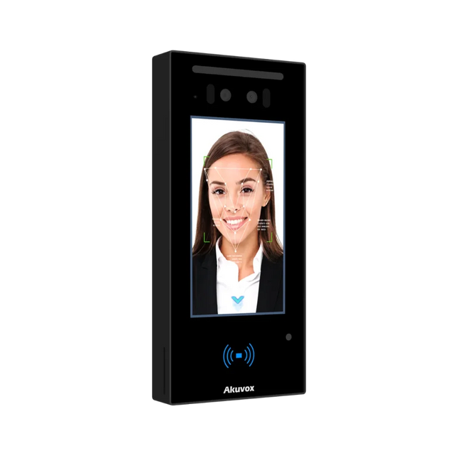 Akuvox E16C IP65 door station with NFC card reader, keypad and QR code access