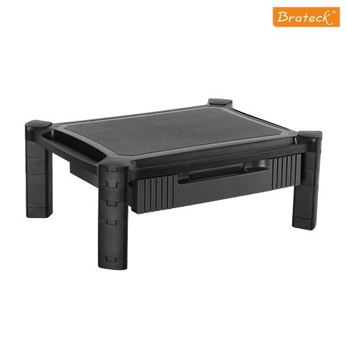 Brateck Height - Adjustable Modular Multi Purpose Smart Stand XL with Drawer (435x330x168mm) for most 13'' - 32'' Weight Capacity 10kg - CCTV Guru
