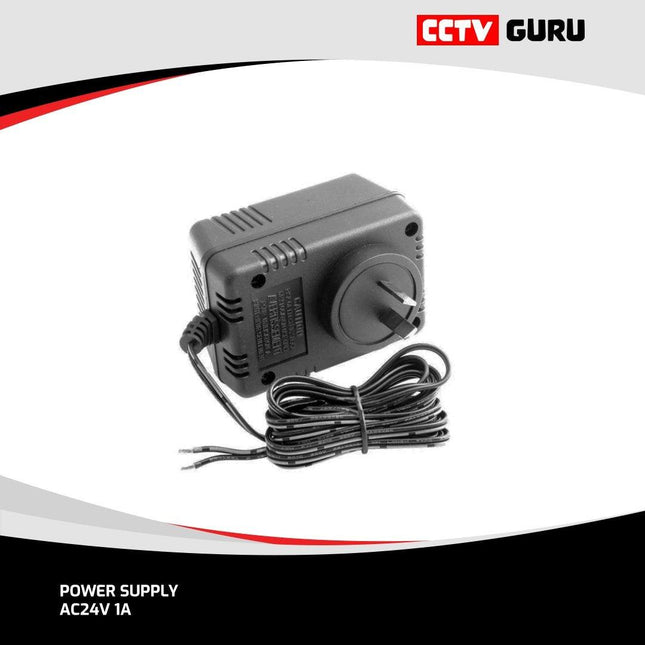 Power Supply AC24V 1A - CCTV Guru