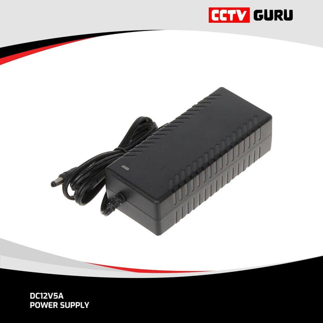 DC12V5A Power Supply - CCTV Guru
