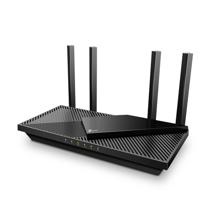 TP-Link Archer AX55 Pro AX3000 Wi-Fi 6 router featuring a 2.5G multi-gigabit port.