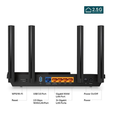 TP - Link AX3000 Multi - Gigabit Wi - Fi 6 Router with 2.5G Port - ARCHER AX55 PRO - CCTV Guru