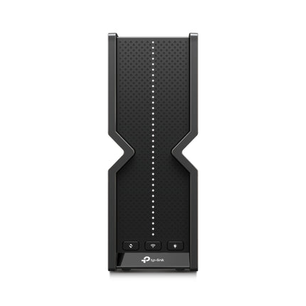 Rear view of the Archer BE550 Pro highlighting the 10 Gbps WAN/LAN port, multiple 2.5 Gbps LAN ports, and USB 3.0 interface.