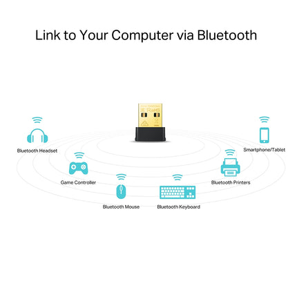TP-Link Archer T600UB Nano USB dongle demonstrating its miniature, low-profile form factor.