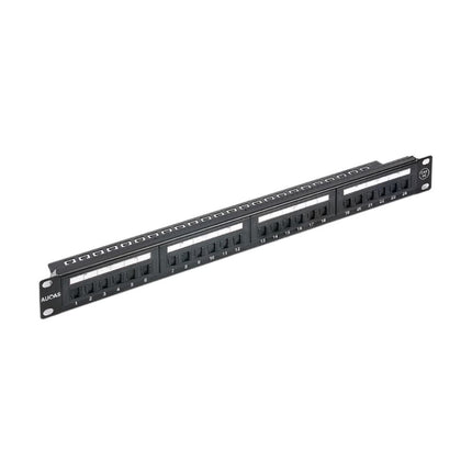 Astrotek ATP-PPU6-24 24-port Cat6 UTP patch panel for 19-inch rack