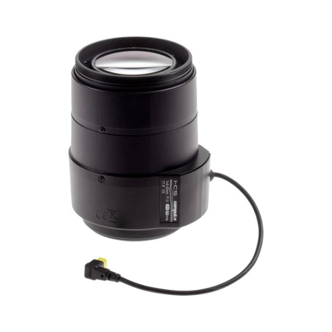 AXIS 9-50mm i-CS varifocal security camera lens (01727-001) for 8MP surveillance cameras on a clean white background.