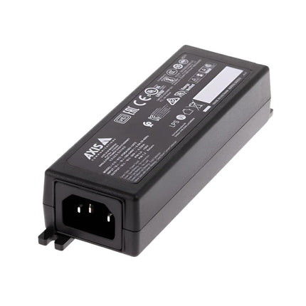 Front view of the AXIS 30 W Midspan showing LED status indicators for power and data connectivity.