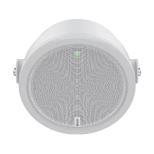 AXIS C1610-VE Outdoor Network Sound Projector in impact-resistant white housing.