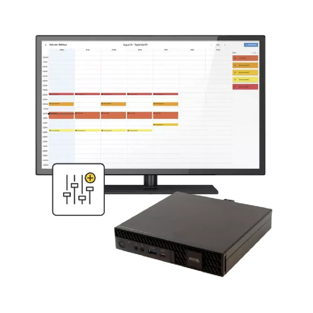 Front view of the AXIS C7050 Mk III Core Network Audio Appliance for centralized audio system management.