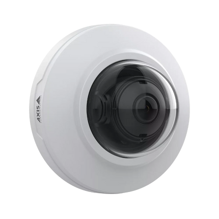Detailed view of the AXIS M3086-V internal components highlighting the Deep Learning Processing Unit and Lightfinder technology for low-light performance.
