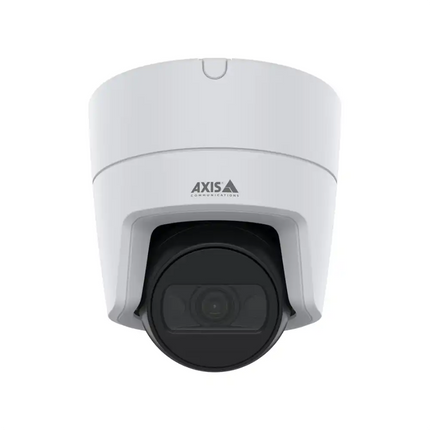 AXIS M3125-LVE turret camera front angle view in white
