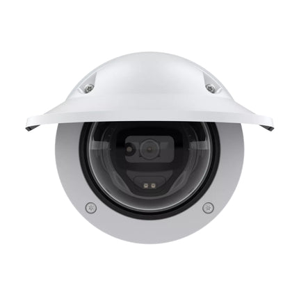 Low-light infrastructure demonstration showcasing the deep infrared matrix performance of the AXIS M3215-LVE.