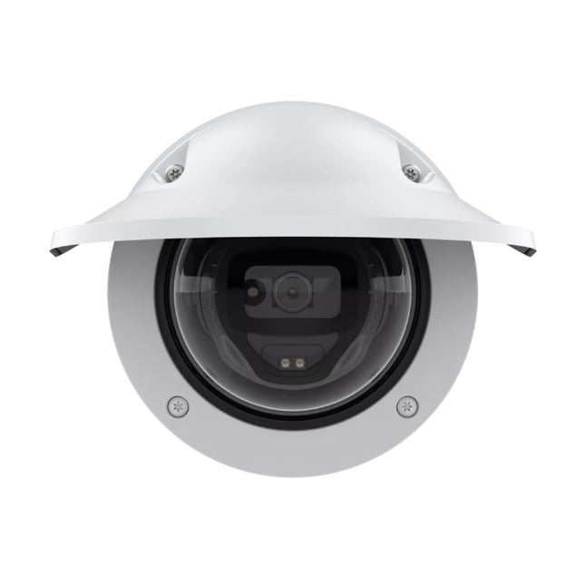 Low-light infrastructure demonstration showcasing the deep infrared matrix performance of the AXIS M3215-LVE.