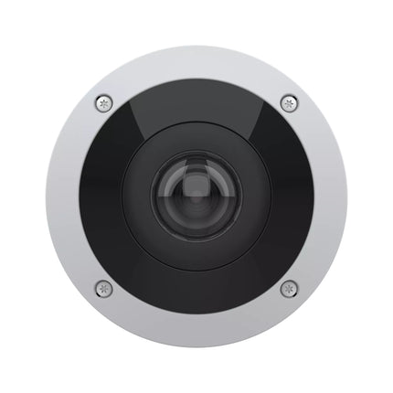 Side view of the AXIS M4318-PLVE compact IP66 weather-resistant and IK10 vandal-resistant aluminum casing.