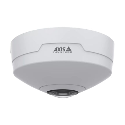 Side profile view showing the ultra-compact, low-profile design of the AXIS M4328-P panoramic camera