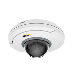 AXIS M5075 (02346-001) ultra-compact indoor 1080p PTZ camera with 5x optical zoom and white discreet housing.