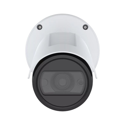 Side angle of AXIS P1485-LE camera highlighting its robust construction and 10.8–28.2 mm lens housing.