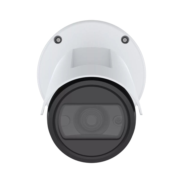 Side angle of AXIS P1485-LE camera highlighting its robust construction and 10.8–28.2 mm lens housing.