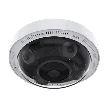 AXIS P3735-PLE multi-directional outdoor network camera featuring four independent varifocal 2MP sensors and 360-degree built-in IR illumination.