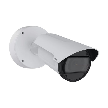 Side profile of the AXIS Q1806-LE showing the integrated back box casing with IP67 weather and IK10 vandal resistance.
